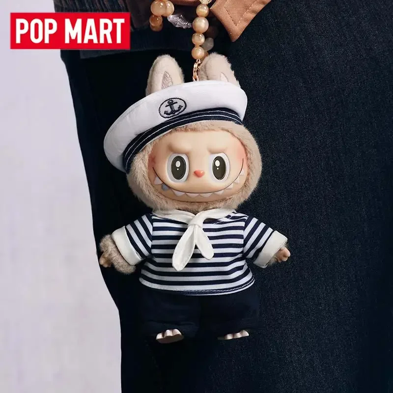 Фото POP MART LABUBU The Monsters Devliegende Series Sailor LABUBU Виниловая плюшевая фигурка-сюрприз в закрытой упаковке, коллекционная игрушка, кукла, милая аниме-фигурка №2