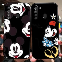 disney mickey mouse phone case for samsung galaxy s8 s8 plus s9 s9 plus s10 s10e s10 lite 5g plus silicone cover black coque