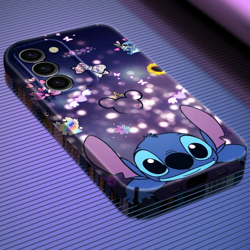 

Disney Stitch Cartoon Cute Film Phone Case For Samsung A73 A54 A53 A34 A32 A23 A22 A21 A14 A13 A12 A04 5G Feilin Hard Cover