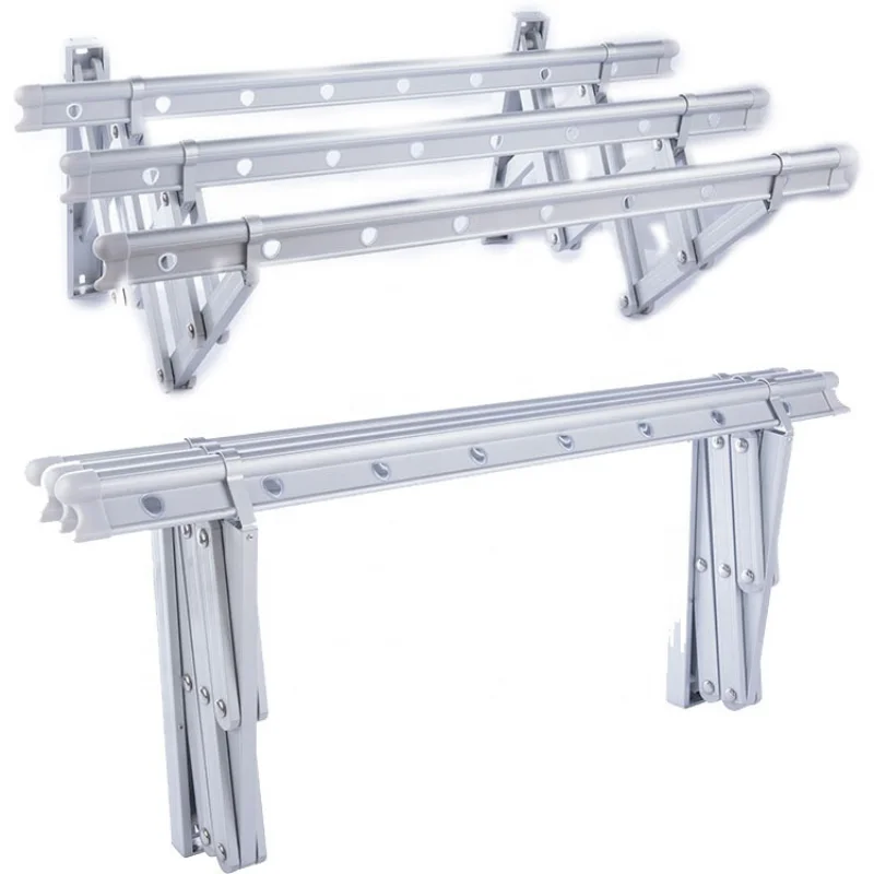 Jingsheng алюминиевая настенная подвесная сушилка для одежды на балконе