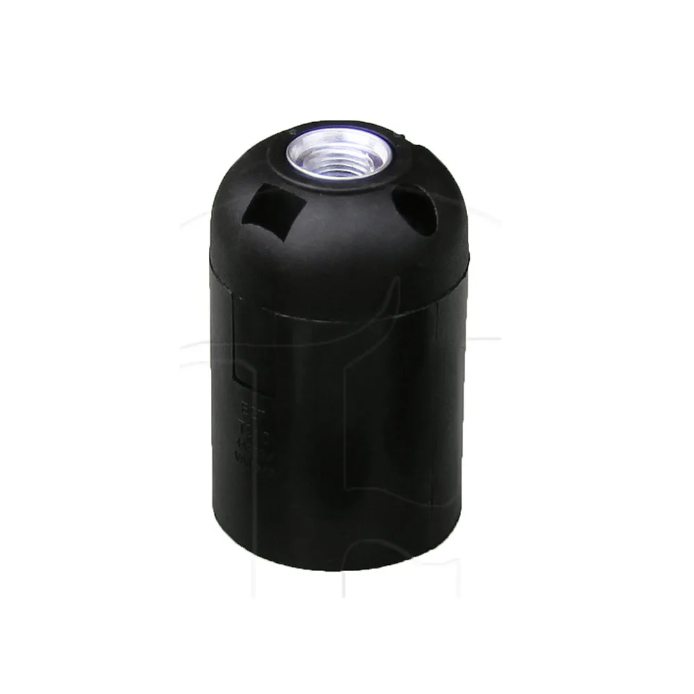 

Металлический патрон E27 для лампы 250В черный/белый