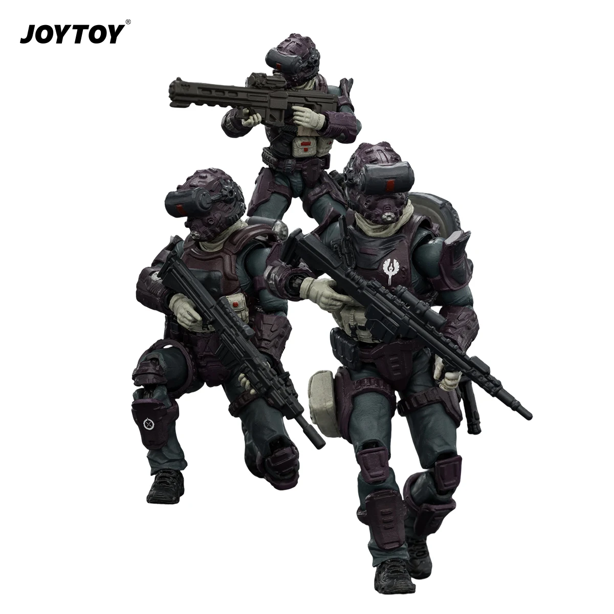 Фото [В НАЛИЧИИ] Фигурка JOYTOY 1/25 Dark Source Steel Ride Prism Squad, модель игрушки №2