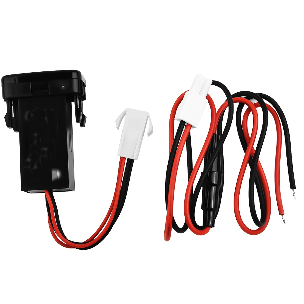 

Car Dual USB 2Port Phone Charger For Toyota FJ Cruiser 2007-2014 For Fortuner 2005-2014 For Hilux 2005-2014 For Tacoma 2005-2011