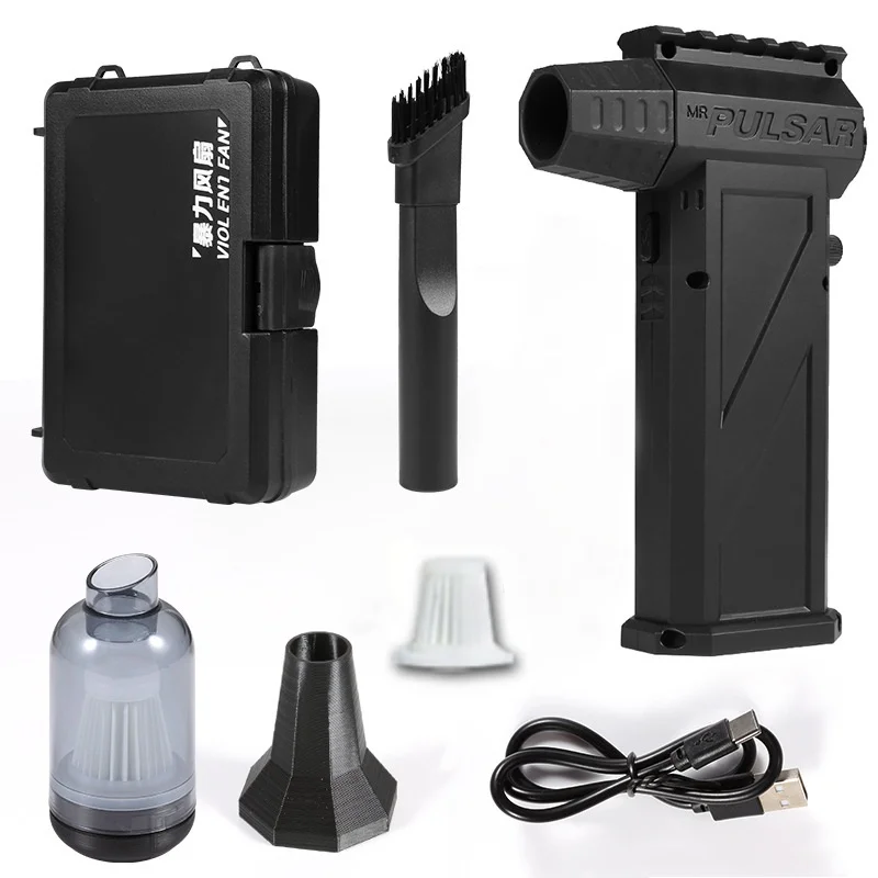 X3Pro Мини-ручной турбореактивный вентилятор 400000 об/мин Мощный воздуходувка Сжатый воздух Пылесос Электрический струйный турбовентилятор Автомобильный жестокий вентилятор