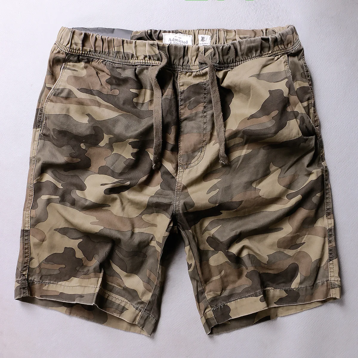 

Men's Summer Loose Casual Shorts Military Tactical Camouflage Shorts Retro Cargo Shorts Elastic Waist Gym Shorts Beach Shorts