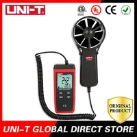 uni t ut363s digital portable wind speed air volume measuring meter anemometer 30ms lcd electronic tachometer with backlight