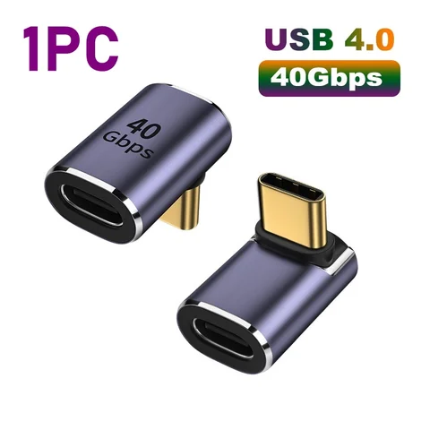 Металлический адаптер USB Type-C 100 Вт, Гбит/с
