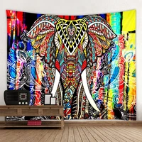 elephant wall hanging tapestry art deco blanket curtain hanging at home bedroom living room decor