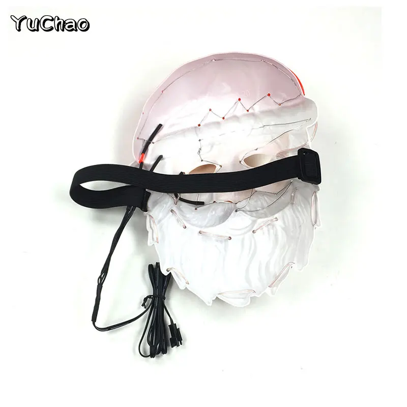 2024 рождественские костюмы Санта-Клауса маска для взрослых и детей косплей