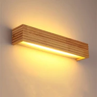modern japan style led oak wooden wall lamps lights bedroom bed lamp warm hollow lamp shade eye protection light indoor lighting