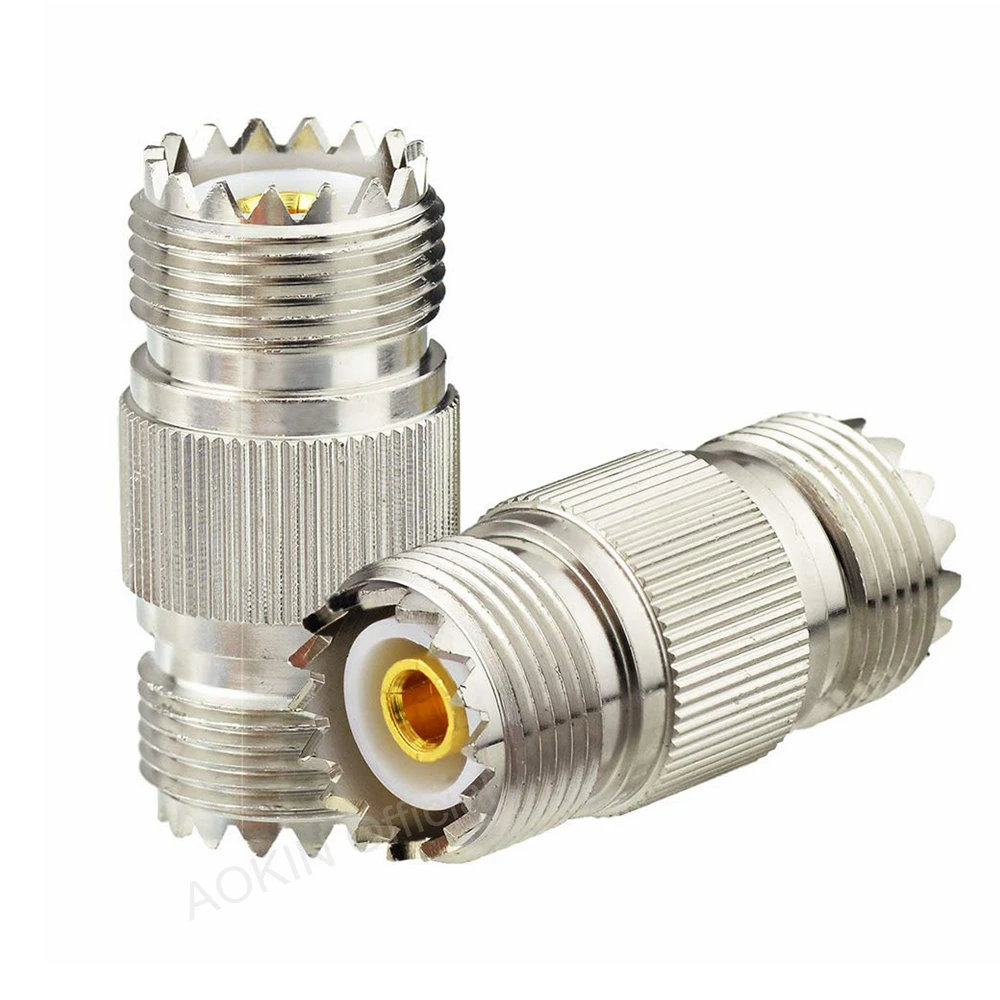 UHF Женский к женскому SO-239 муфта коаксиальный кабель адаптер Соединительный