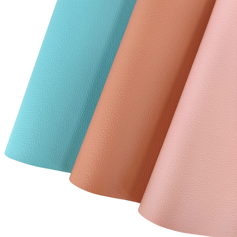 

46x135cm Colorful Waterproof Litchi Faux Synthetic Leather Fabric For Upholstery Interior Car/Elastic Sofa Covers