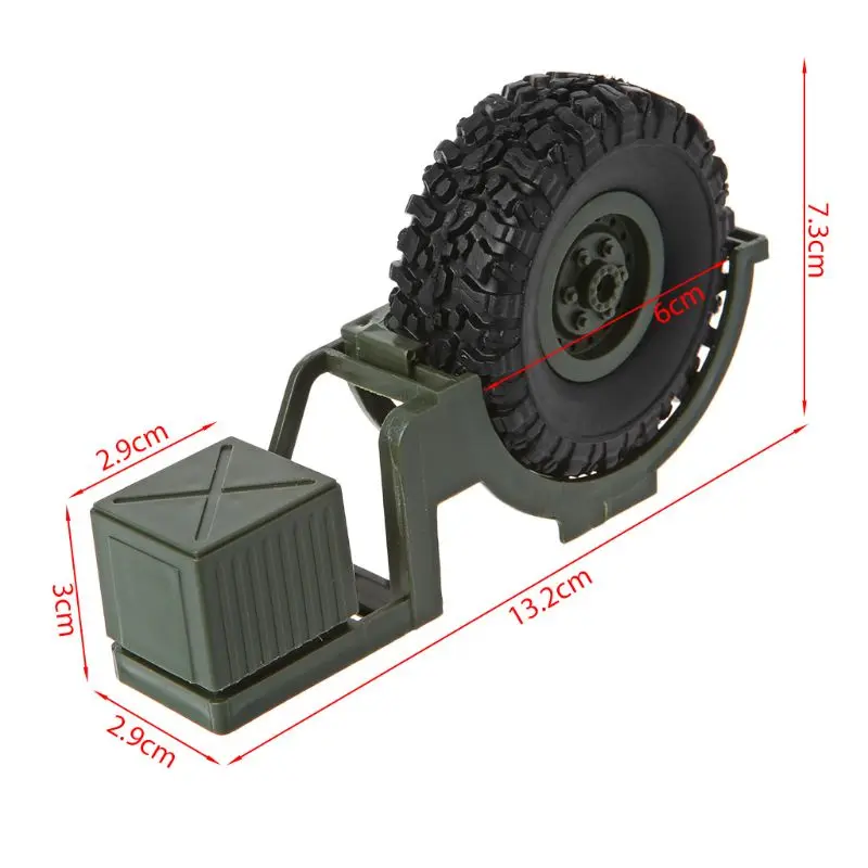 

Spare Tire Decoration Parts for WPL 1/16 B36 B-36 B36K B36KIT Military Truck RC