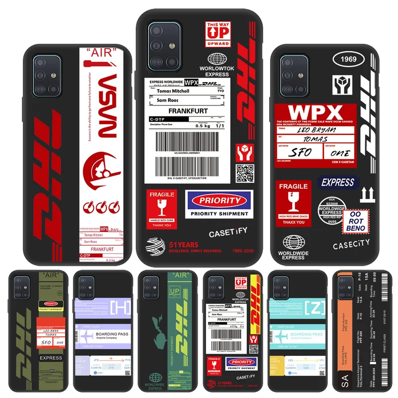 

Black Phone Case For Samsung A51 Case For Samsung S20 FE S21 Ultra Plus A32 A52S A52 A72 A12 A50 A71 A70 A31 A30 A21S A20S Cover