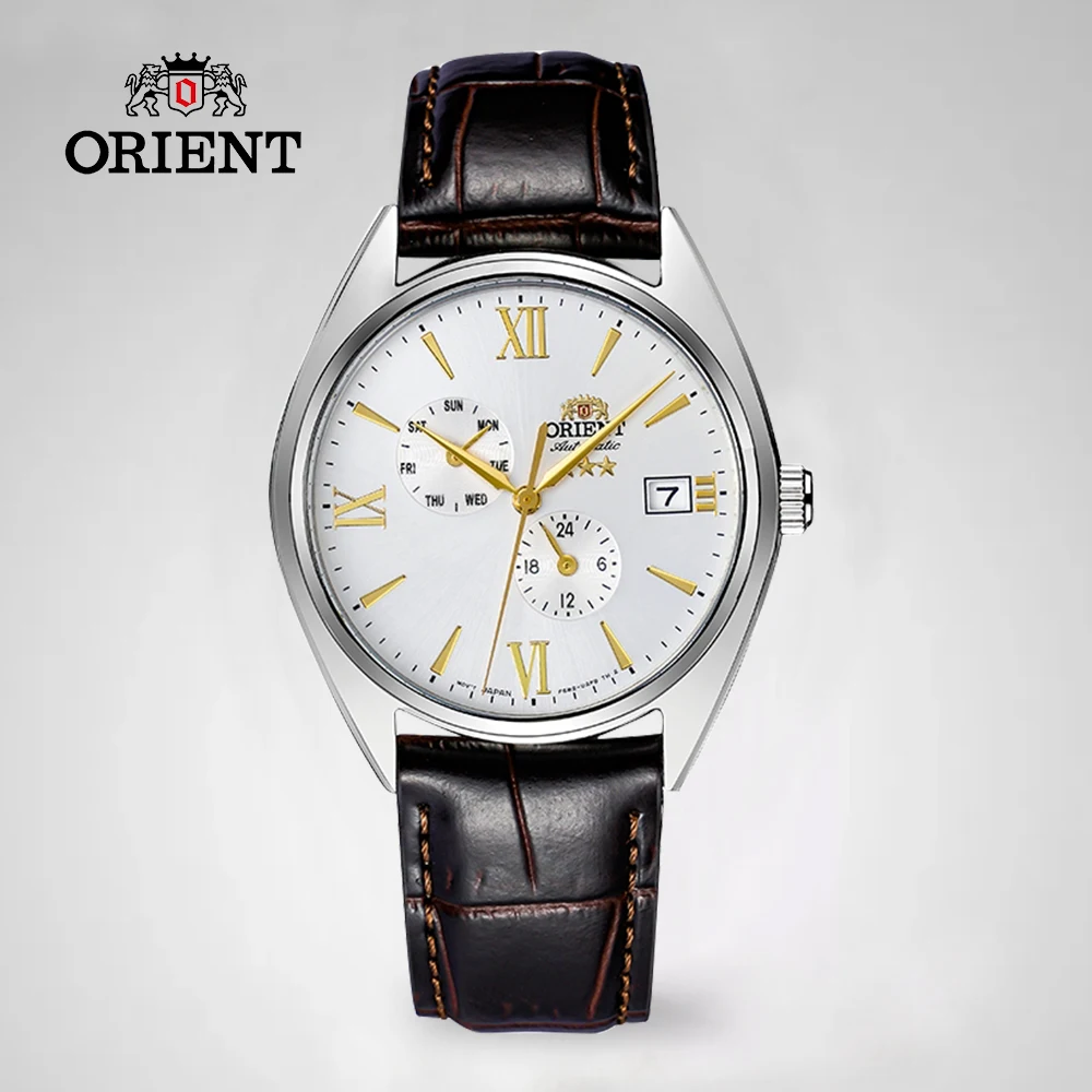 

Original Orient Classic Men's Dress Watch, Japanese 39mm Multi Dial Date Calendar Display Automatic Watch /RA-AK0508S