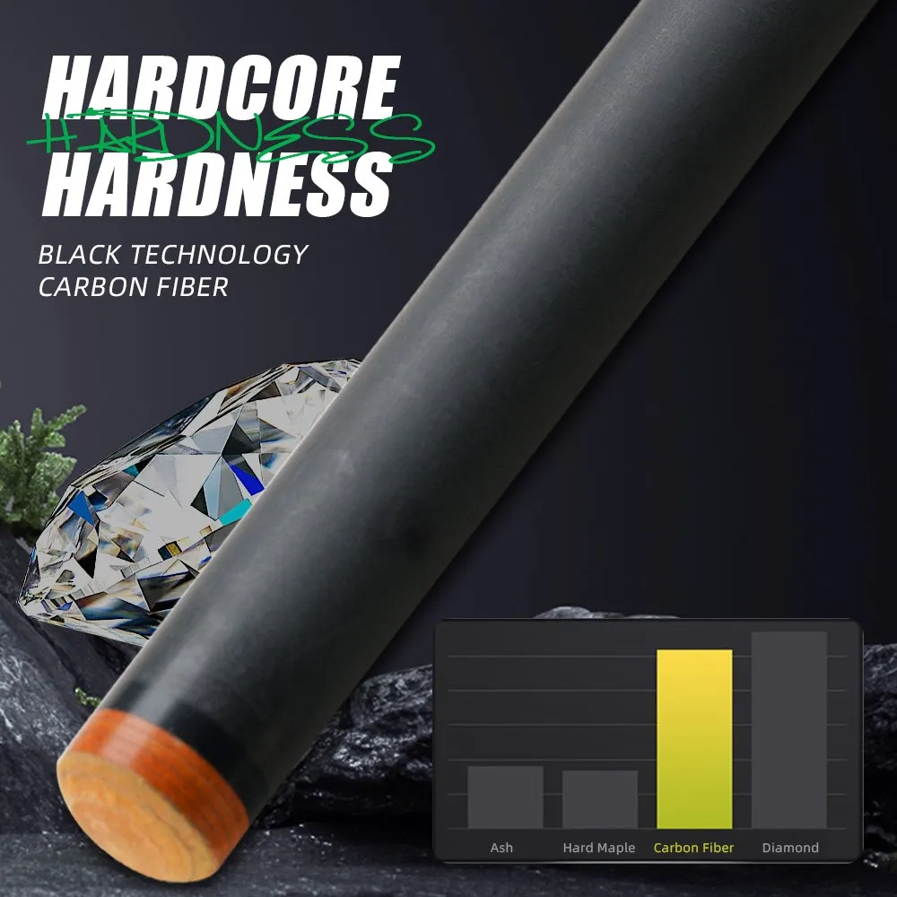 Бильярдный Кий KONLLEN AMG из углеродного волокна 12 5 мм наконечник 3*8/8 шарнирный штифт