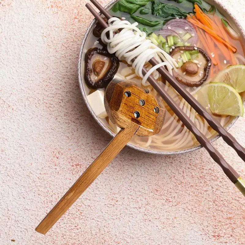 Деревянные ложки для рамэна кухонные японские длинные деревянные супа рамен