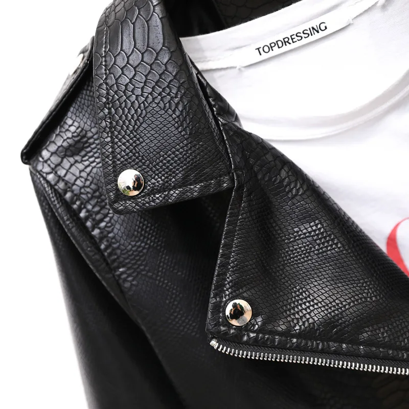 Grain leather women's 2023 spring new lapel belt leather jacket epaulette short motorcycle slim coat