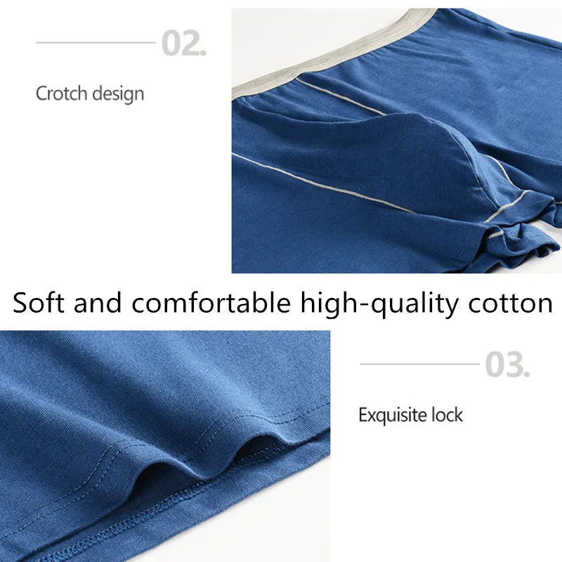 New Men's Plus Size Underwear Plus Size Men Boxer Briefs Fat Underwear Suitable Weight 35Kg To 210Kg Men's Plus Size Underwear