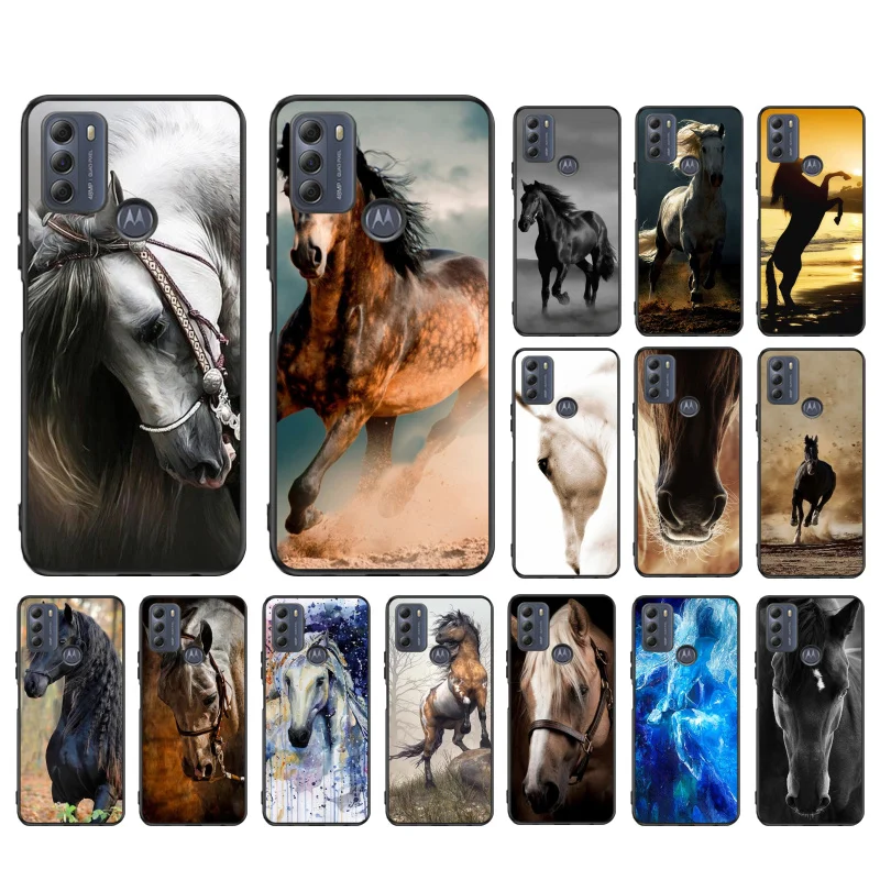 

Horse Phone Case for Motorola Moto Edge 20 Pro Edge 20 Lite E7 Power E40 E20 One Action G10 G Play G8 G9 G60 G50