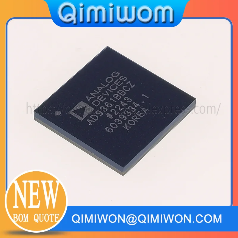 

AD9361BBCZ AD9361 BGA-144 2X2RF гибкий радиочастотный трансивер IC Chips