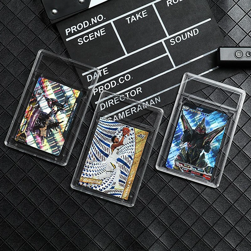 

1pcs 90x65mm Acrylic Jumbo Game Star PSA Trading Card Slabs Sleeves Holder Case Identification Box Playing Card Plastic Slab