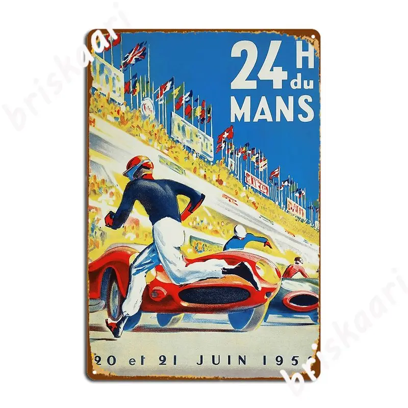 

Le Mans 24 часа гоночный автомобиль 1959 автомобиль Гонки ВИНТАЖНЫЙ ПЛАКАТ металлический налет таблички кухня винтажный жестяной знак плакат