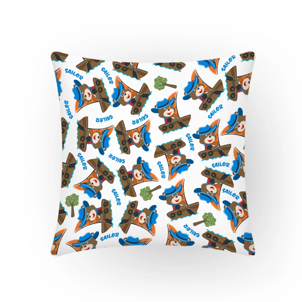

Simple Throw Pillowcase 45x45cm Cartoon Home Comfortable Decorative Cushion Gifts Nordic Velvet Cushion Covers Office Art E2355