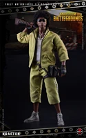 soldierstory ssg 003 16 pubg battalion winner winner to be chicken yellow fashion casual sport shirt top pant fit 12 action