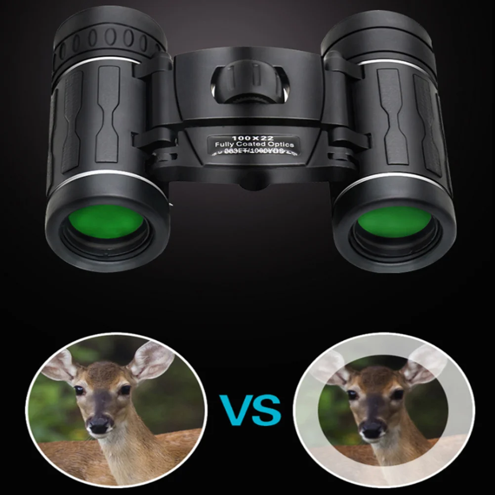 

Night Compact 100X22 Definition High Nature Hiking Mini Camping Goggles Outdoor Vision Kids Professional Scope Portable