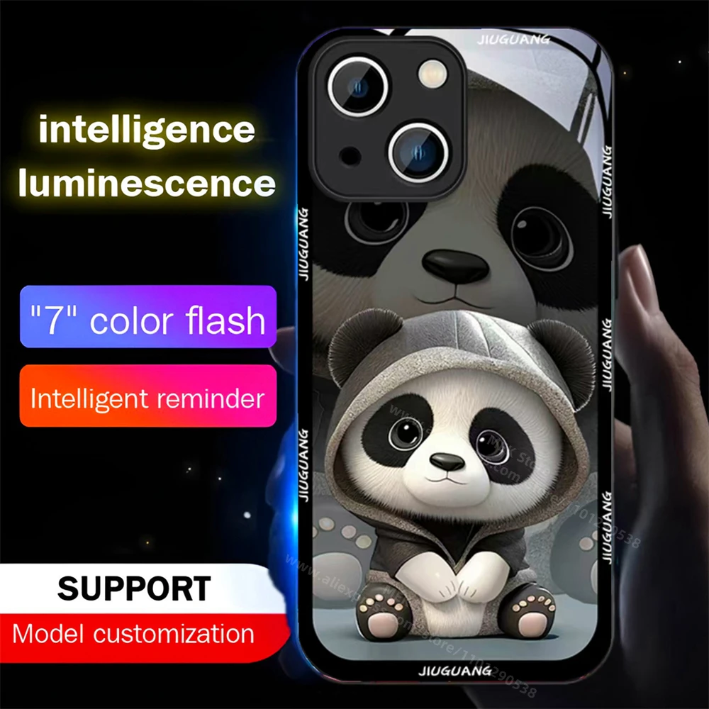 Чехол со светодиодной подсветкой для Samsung S24 S23 S22 S21 S20 FE Note 10 20 Plus Ultra