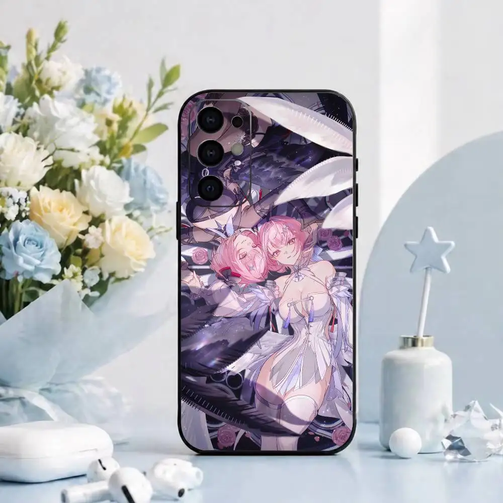 Фото Чехол Zenless Zone Zero R-Remielle Dan из мягкого силикона с защитой от падений для Samsung S26 S24 S23 S22 S21 Ultra Plus FE Lite, черный №4