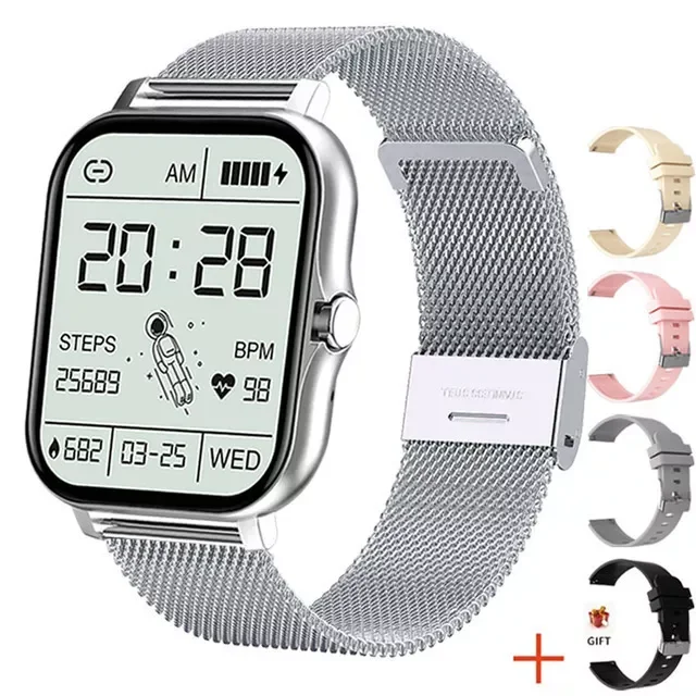 

Смарт-часы для телефонов Xiaomi Android Reloj Inteligente Mujer с пользовательским циферблатом, женские Смарт-часы с Bluetooth-вызовом 2022, мужские смарт-часы + кор...