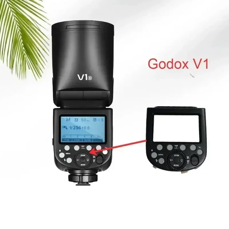 НОВИНКА для Godox V1 вспышка Speedlite задняя крышка + функция выбора режима кнопка
