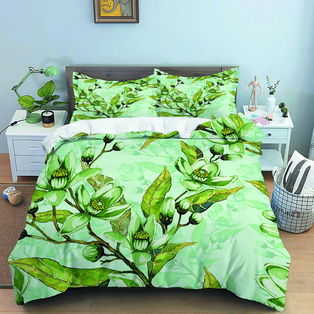 

2023 Flowers Bedding 3d Floral Queen Size Bedding Set Fashion Design Room Decor Digital Print