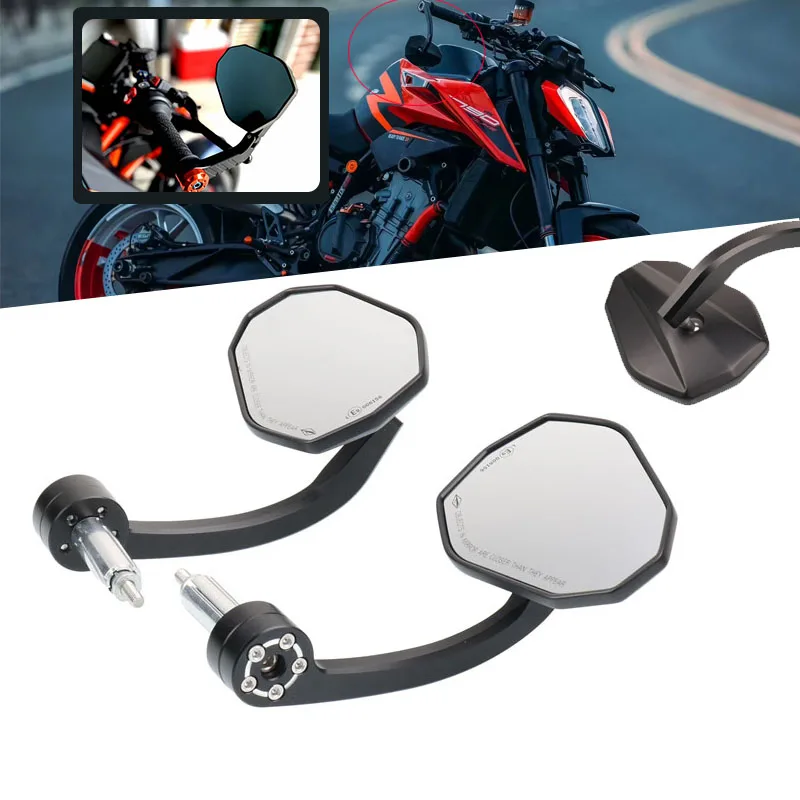 For DUCATI Multistrada 950 1200 1260 MTS950 MTS Monster 696 796 Motorcycle Rear View Mirrors 7/8