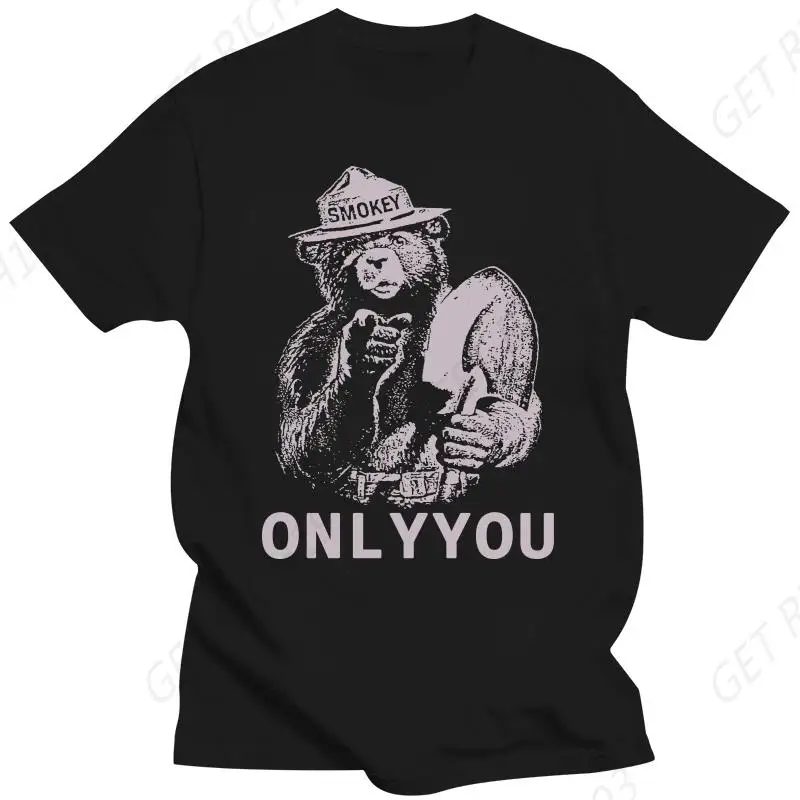 Официальный лицензированный продукт Smokey The Bear мужская зеленая футболка с