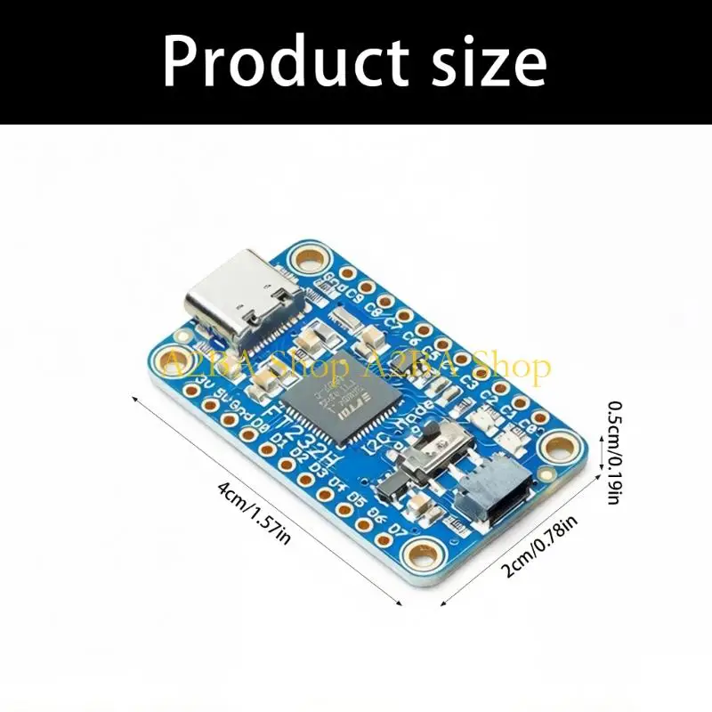 A2BA FT232H Плата GPIO и I2C с портом USB Type C, небольшим модулем расширения для прокладки кабелей на уровне платы и проектным (art.: 3920dd26dfdcb) - 3920dd26dfdcb