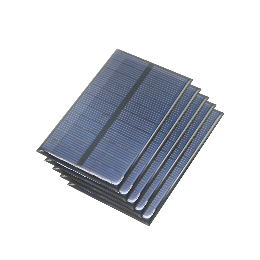 

5PCS 5.5V 150mA 95.7*57.5MM Solar Cell Polycrystalline Solar Panel Power Epoxy Board Small Photovoltaic For Power Supply