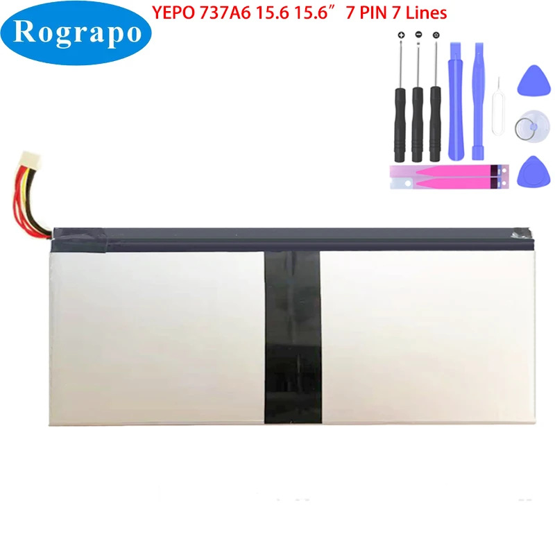 Новинка YLY 5070172 7 6 В 4850 мАч для YEPO 737A6 15 дюйма Аккумулятор ноутбука 7-контактный