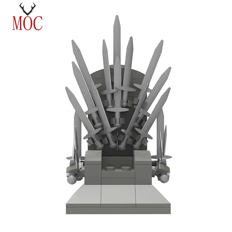 

Moc-18100 Song Ice and Fired Throne of Powers Classic Film and Television Building Block Assembly Model Kids Construct Toy Gift