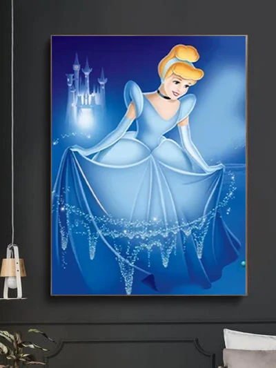 

Картина из страз «Золушка после трансформации»