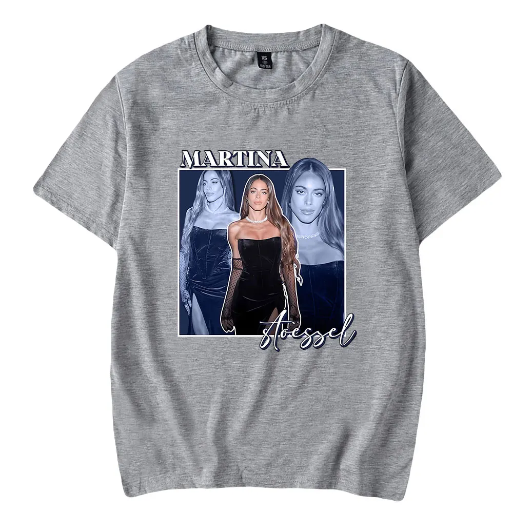 Летняя футболка Tini Stoessel Merch для женщин/мужчин Повседневная унисекс с круглым