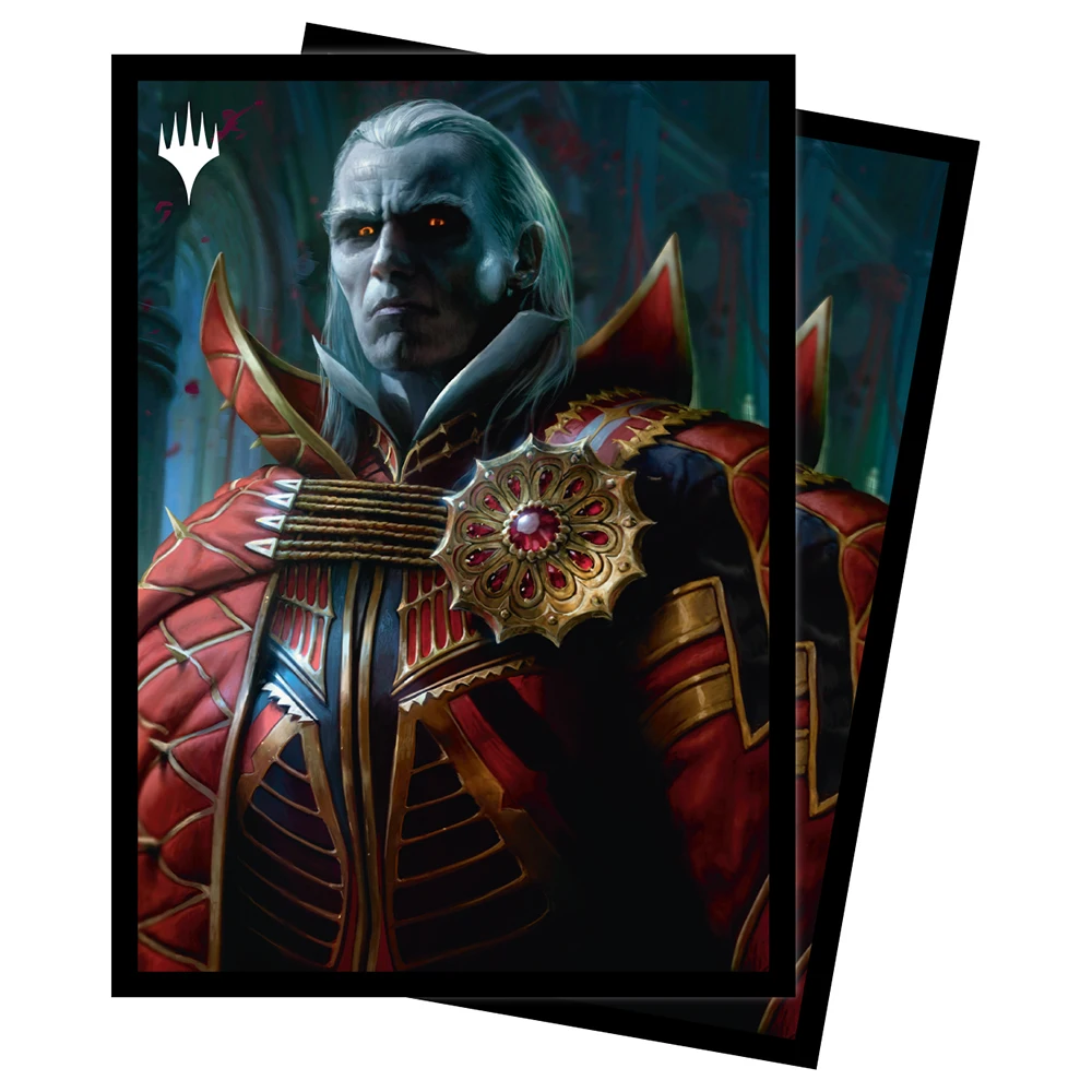 MTG Innistrad малиновый Vow Midnight Hunt 100 Защитные чехлы для карт с героями мультфильма