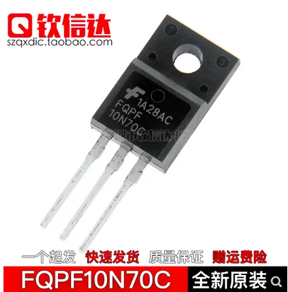 

10pcs /LOT FQPF10N70C FQPF10N70 FQP10N70C FQP10N70 10N70 TO-220 N-Channel MOSFET Transistor TO-220 NEW