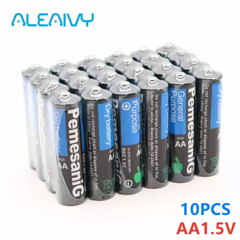 

NEW2023 10PCS Disposable Alkaline Dry Battery AA 1.5V Battery, Suitable For Camera, Calculator, Alarm Clock, Mouse, Remote Contr