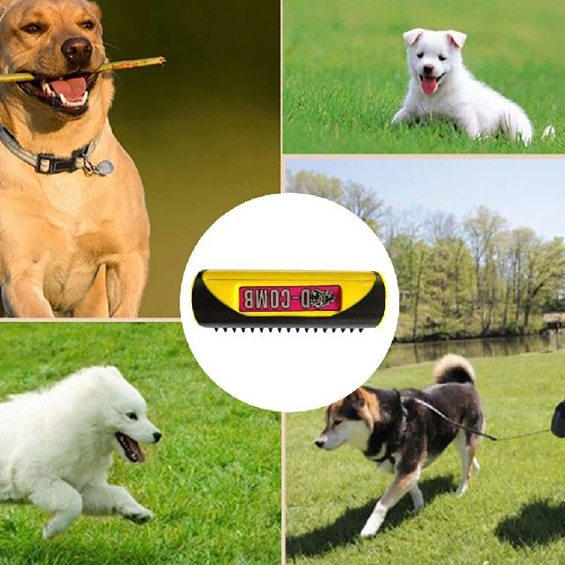 

Pet Brush Pet Comb Grooming Cleaning Supplies Dog Comb Knotted Hair Removal Stainless Steel Dog Comb