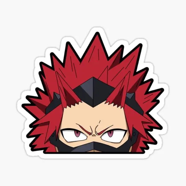 

Наклейки для багажа Kirishima Peeker, 5 шт., наклейки для украшения, мультяшный фон для комнаты, художественный бампер для дома, окна, гостиной