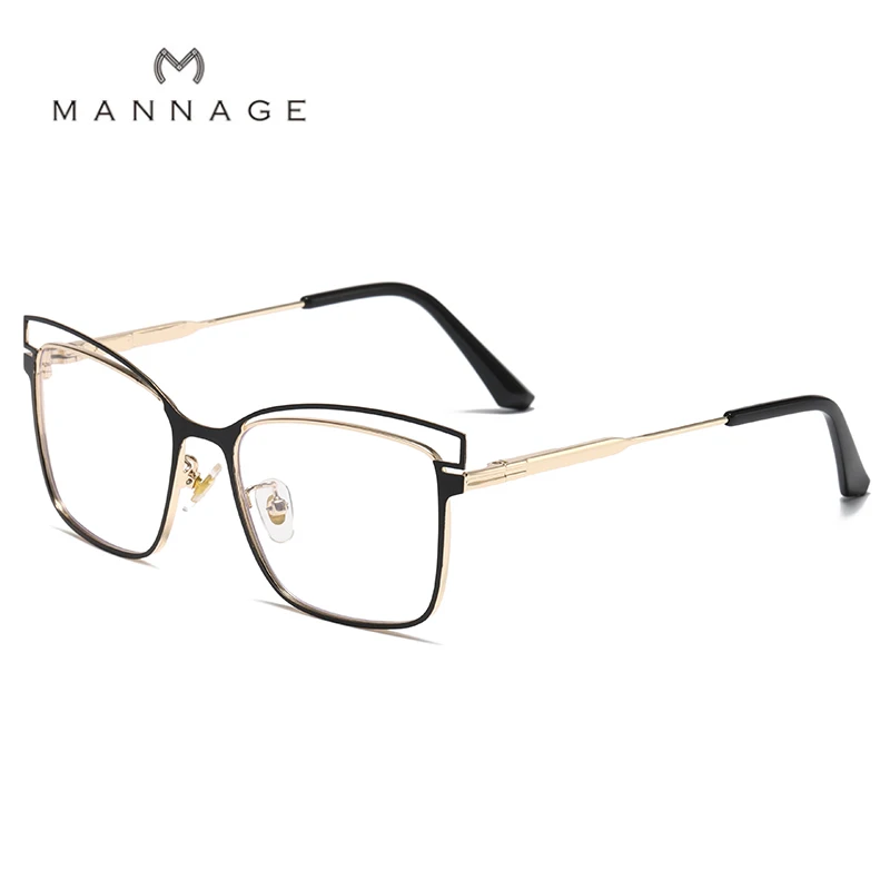 

Vintage New Butterfly Metal Frame Glasses Women Fashion Optical Myopia Blocking Eyewear Popular Anti-blue Light Eyeglasses