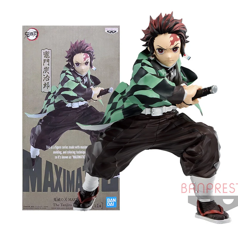 

Фигурка Bandai из аниме «Рука к работе», Подлинная Коллекционная аниме игрушка для детей, рассекающий демонов, максимальный камадо, танджиро